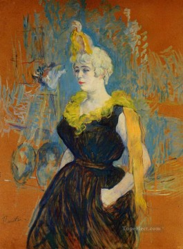  1895 Painting - the clown cha u kao 1895 Toulouse Lautrec Henri de